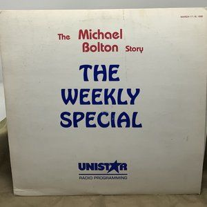 THE MICHAEL BOLTON STORY, 90 MIN,16 INTERVIEWS, 16 HITS (1 w/KISS, CHER) VG+